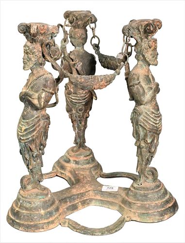 BRONZE FIGURE TABLE BASEBronze