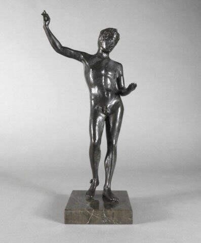 BRONZE FIGURE THE YOUTH OF