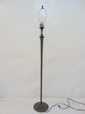 BRONZE FLOOR LAMP, HAMMERED AP