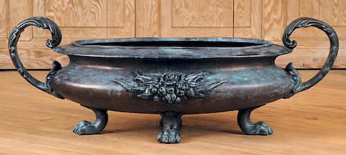 BRONZE FLORAL AND FOLIATE GARDEN