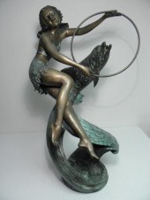 Bronze fountain in the form of