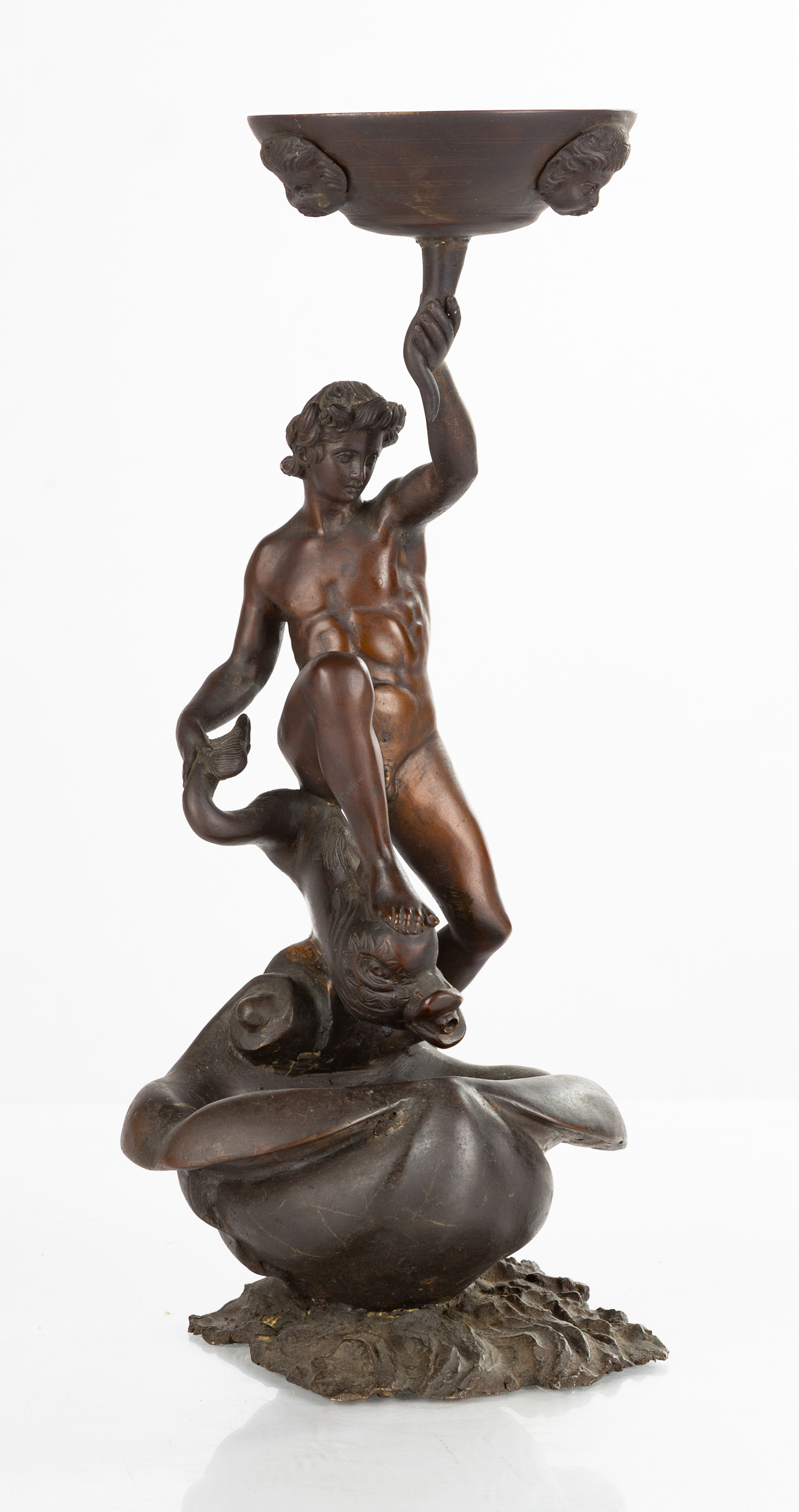 BRONZE FOUNTAIN TOPPER OF