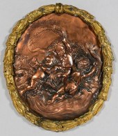 BRONZE FRAMED COPPER PLAQUECon
