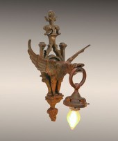 BRONZE GOTHIC VICTORIAN GRIFFI