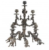 BRONZE GRAND TOUR CANDELABRUM