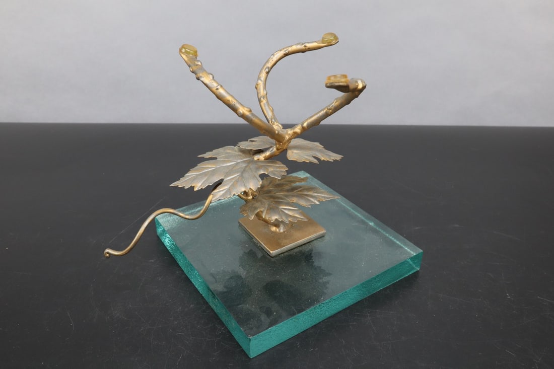 BRONZE GRAPE VINE AND LEAF