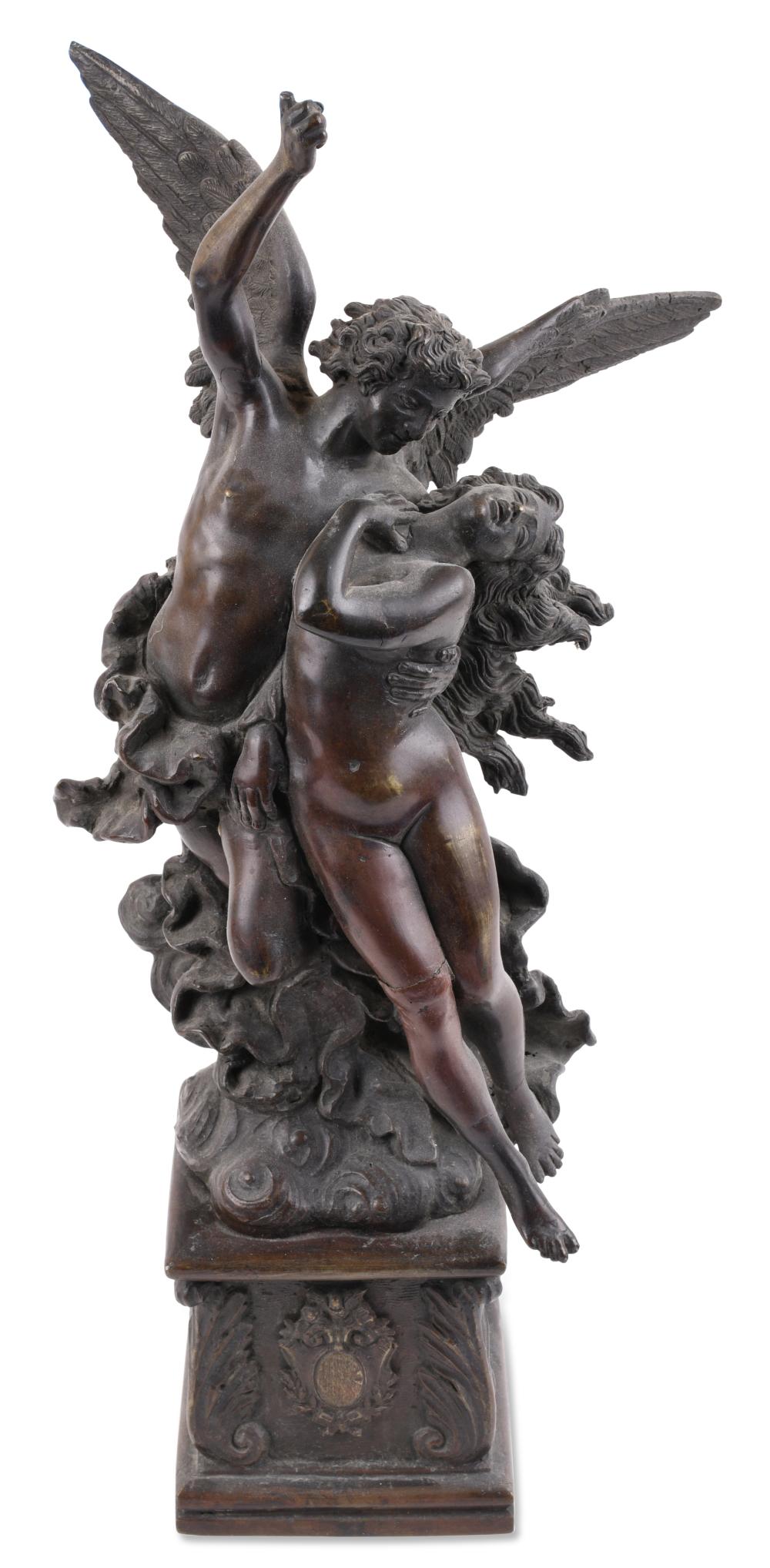 BRONZE GROUP OF 'VENUS AND