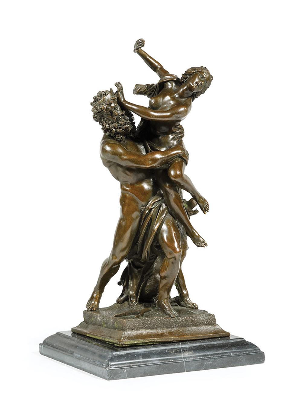 BRONZE GROUP "THE RAPE OF