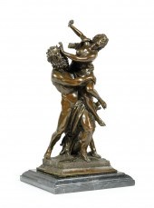 BRONZE GROUP "THE RAPE OF PROS