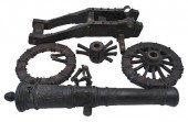 BRONZE GUN TABLE CANNON WITH C
