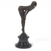 BRONZE HARLEQUIN SCULPTURE 13