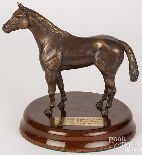 BRONZE HORSE SCULPTUREBronze