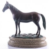 BRONZE HORSE SCULPTUREPatinate
