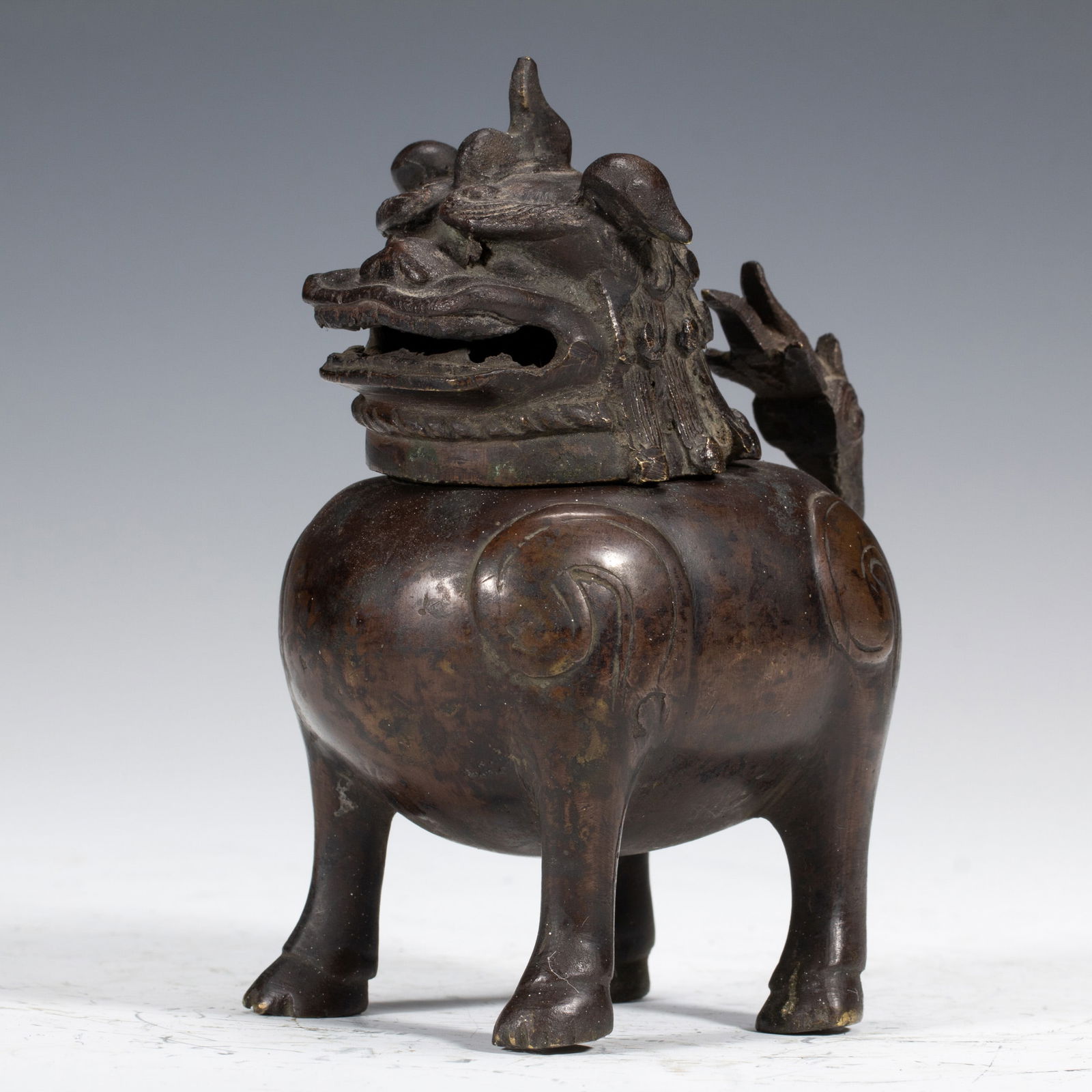BRONZE INCENSE BURNER IN THE