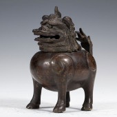 BRONZE INCENSE BURNER IN THE S