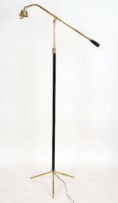 BRONZE IRON FLOOR LAMP MANNER