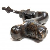 BRONZE LION DOOR KNOCKER Bronz