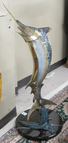 BRONZE MARINE FOUNTAIN SCULPTURE