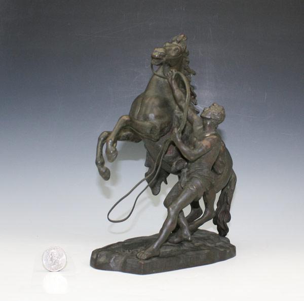 BRONZE MARLY HORSE SCULPTURE