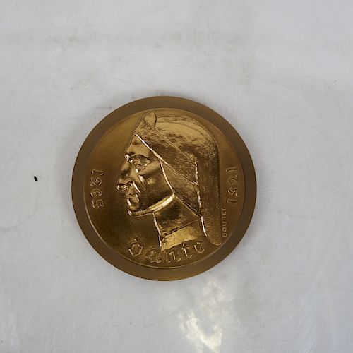 BRONZE MEDALLIONA bronze