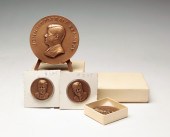 BRONZE MEDALLIONS AND TOKENS.