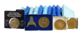BRONZE MEDALLIONS, FIFTEEN PIE
