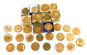 BRONZE MEDALLIONS, FIFTY PIECE
