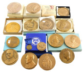 BRONZE MEDALLIONS, THIRTY-ONE