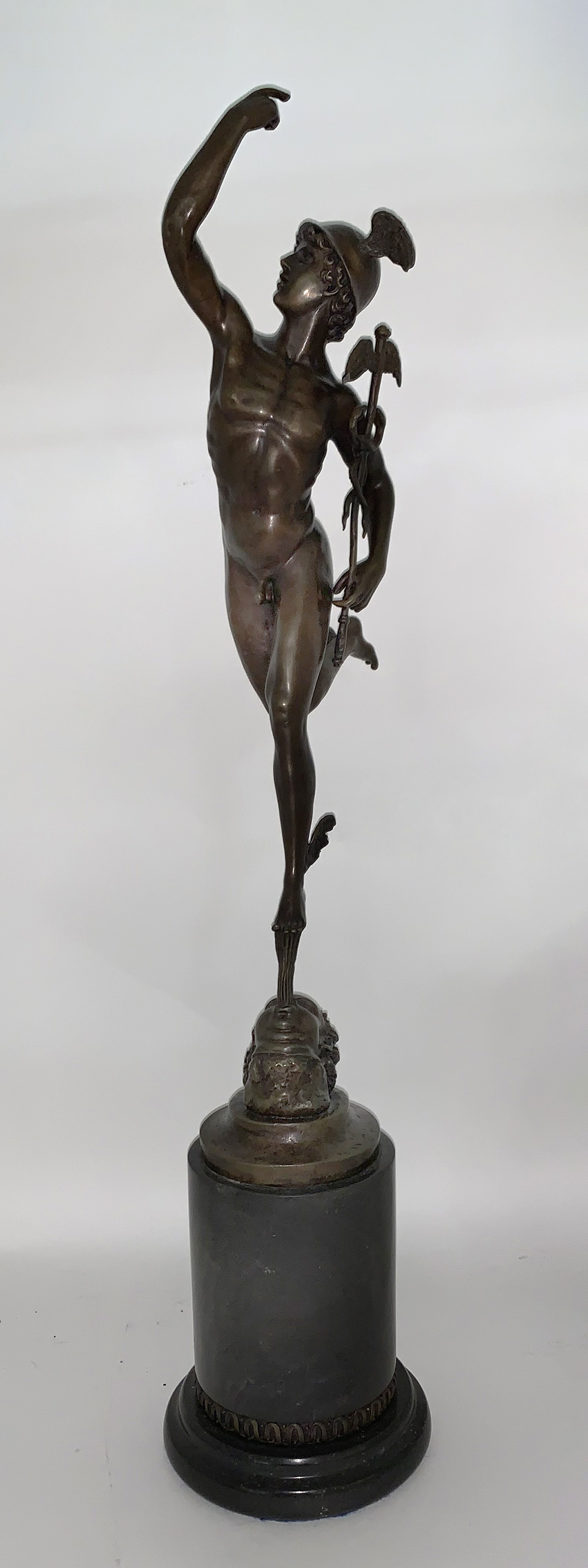 BRONZE MERCURY SCULPTURE AFTER