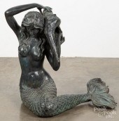 BRONZE MERMAID FOUNTAINBronze