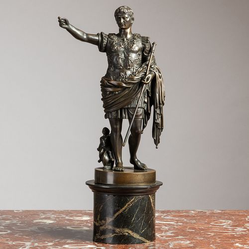 BRONZE MODEL OF AUGUSTUS CAESAR
