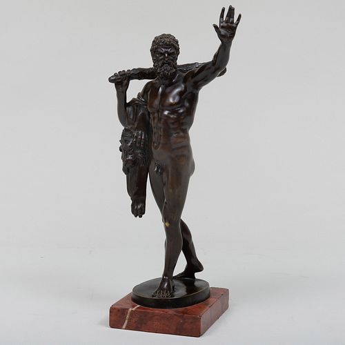 BRONZE MODEL OF HERCULES, AFTER THE