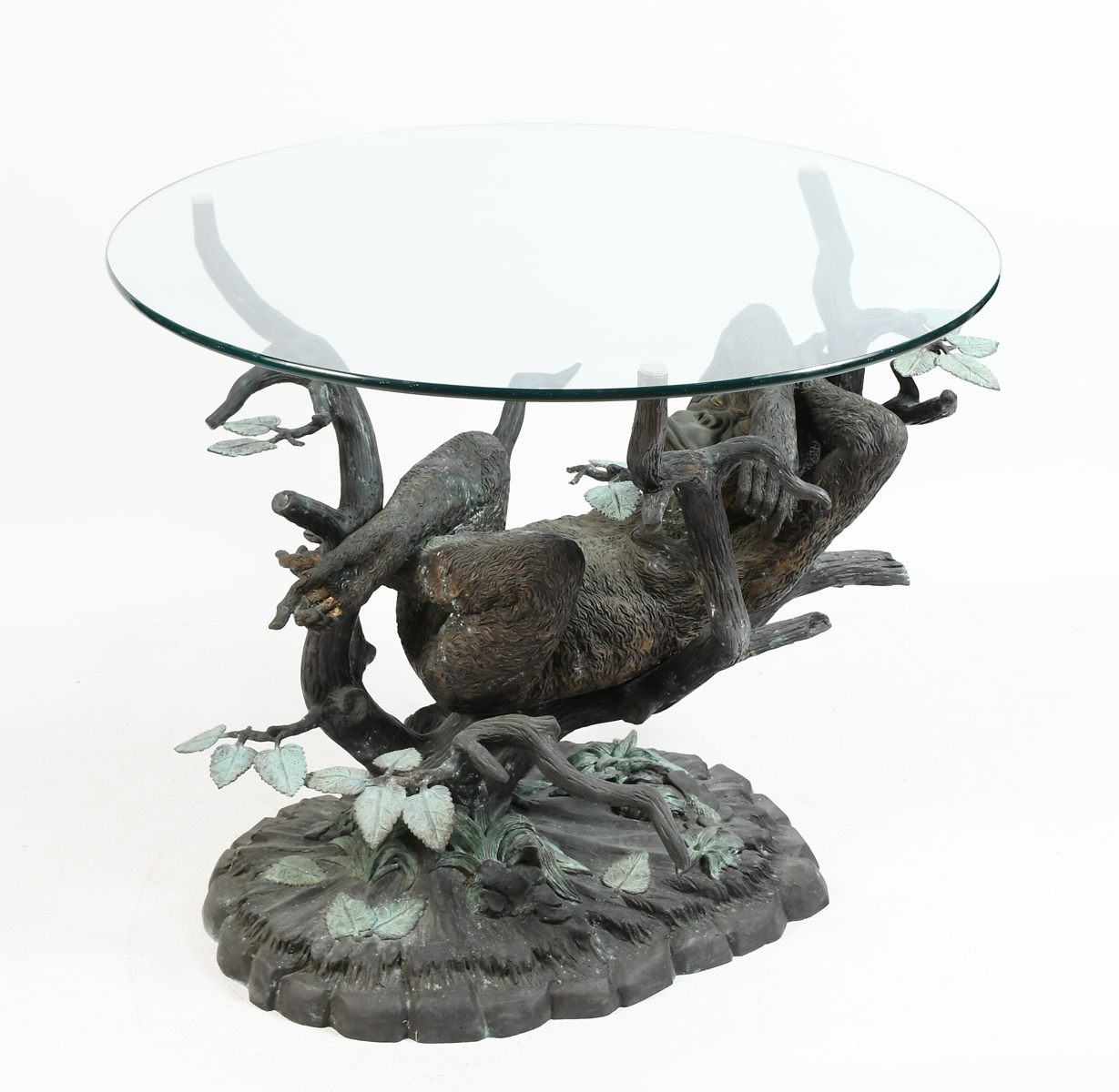 BRONZE MONKEY RELAXING TABLE: