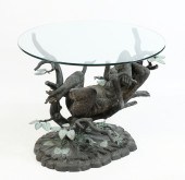 BRONZE MONKEY RELAXING TABLE: