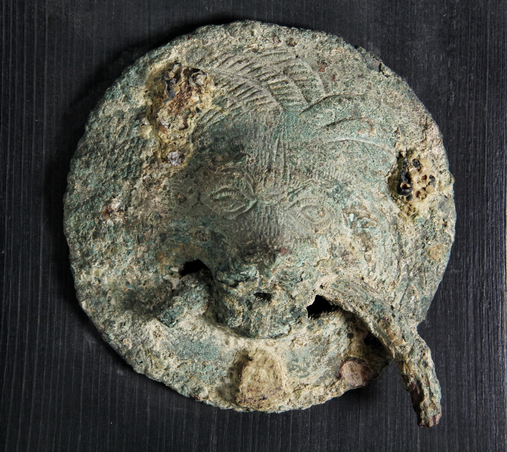 BRONZE MOUNT - Roman Lion Head Ring