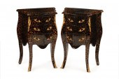 BRONZE-MOUNTED BOMBE BEDSIDE C
