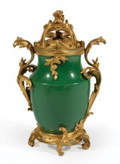 BRONZE-MOUNTED CHINESE PORCELA