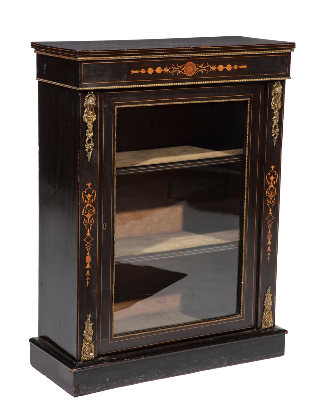 BRONZE-MOUNTED, EBONIZED, INLAID