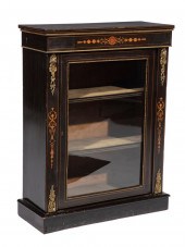 BRONZE-MOUNTED, EBONIZED, INLA