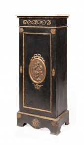 BRONZE-MOUNTED, EBONIZED PARLO