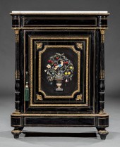 BRONZE-MOUNTED, INLAID, EBONIZ