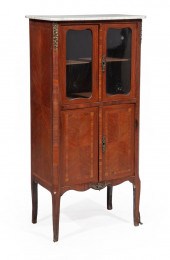 BRONZE-MOUNTED INLAID KINGWOOD