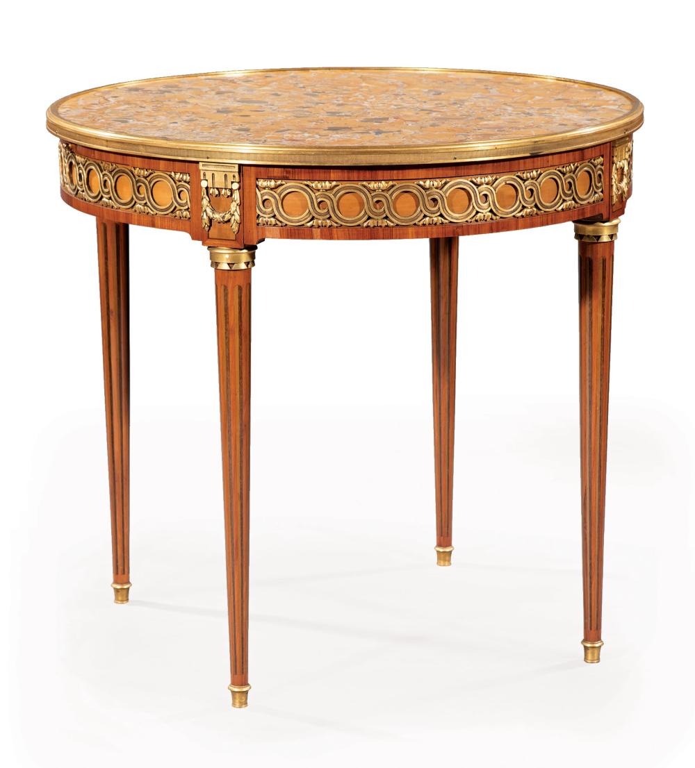 BRONZE-MOUNTED, KINGWOOD BOUILLOTTE