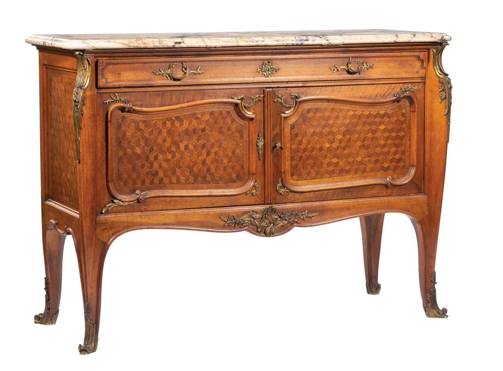 BRONZE-MOUNTED MAHOGANY AND