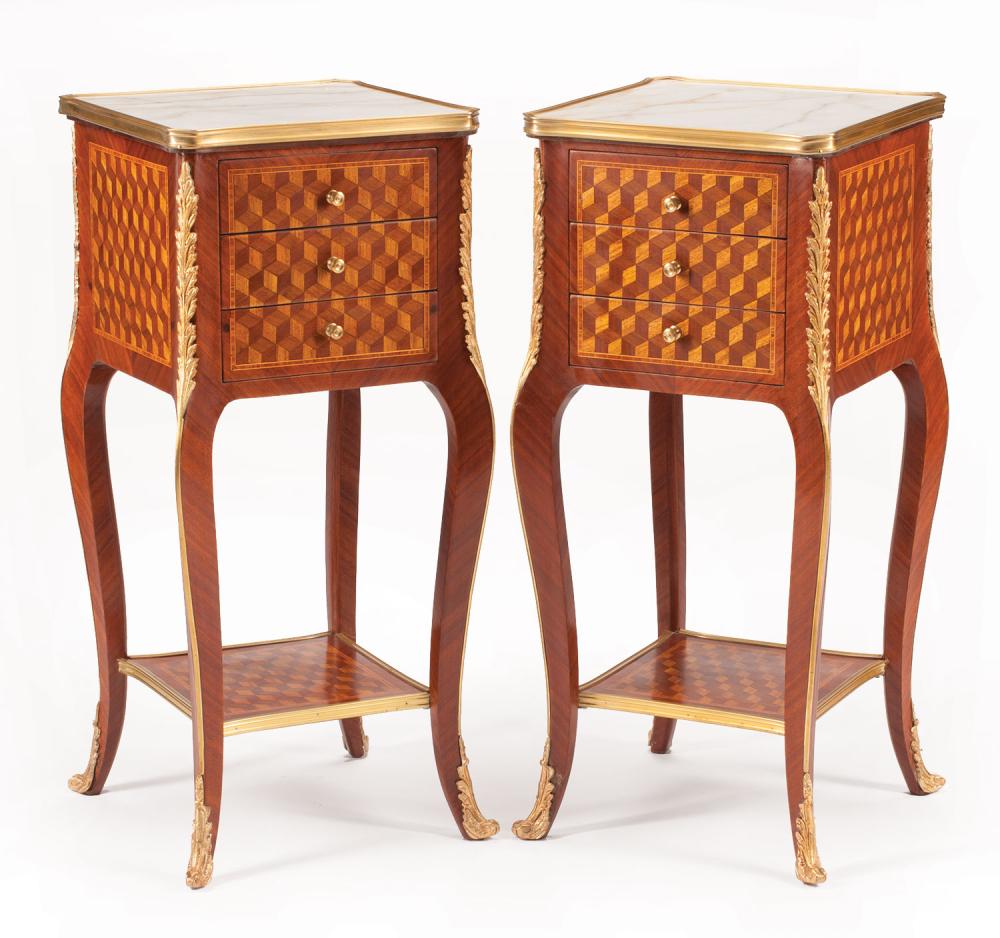 BRONZE-MOUNTED MAHOGANY AND