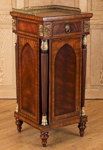 BRONZE MOUNTED MAHOGANY CABINET