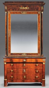 BRONZE-MOUNTED MAHOGANY COMMOD