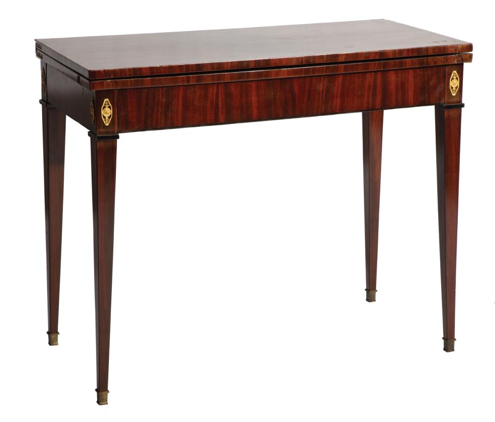 BRONZE-MOUNTED MAHOGANY GAMES
