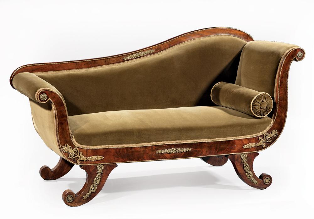 BRONZE-MOUNTED MAHOGANY