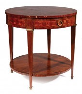BRONZE-MOUNTED MAHOGANY PARQUE